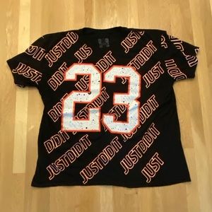 Hustle OG Black Shirt Sleeve Tee Shirt Just Do It #23 Michael Jordan / Size 4 XL